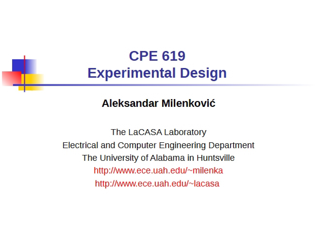 Design of Experiments