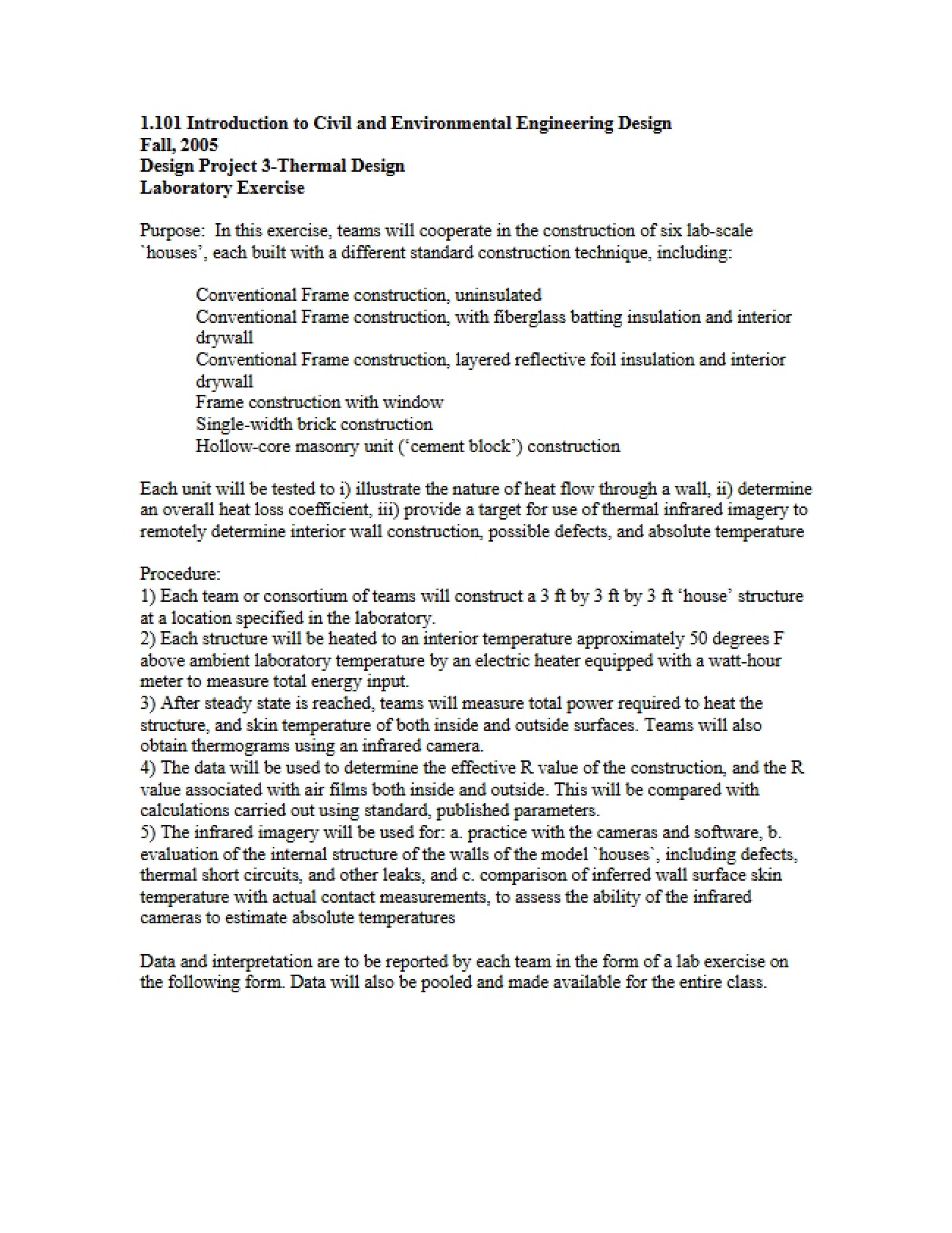 Study Guide: Civil & Environmental Engineering Design I