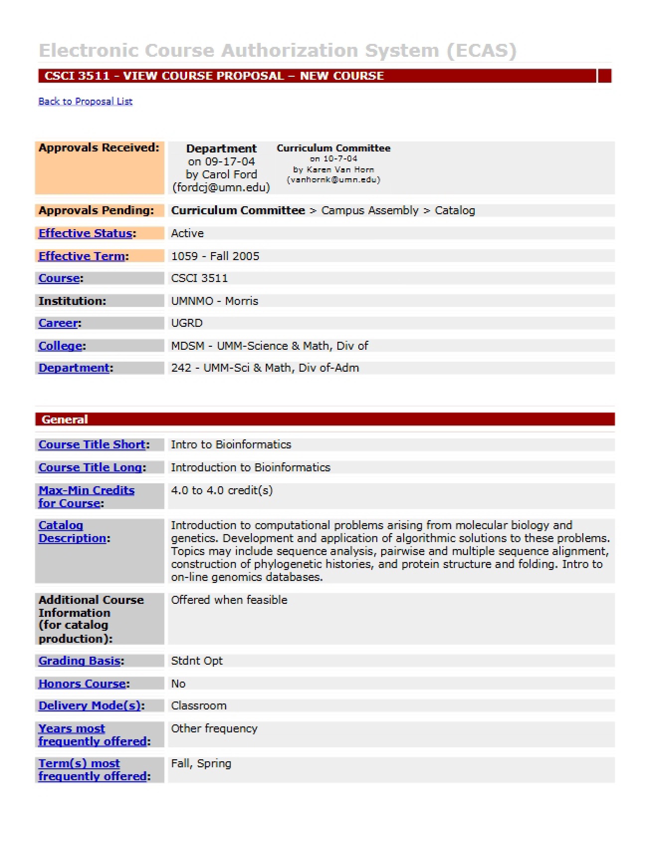 Bioinformatics Introduction