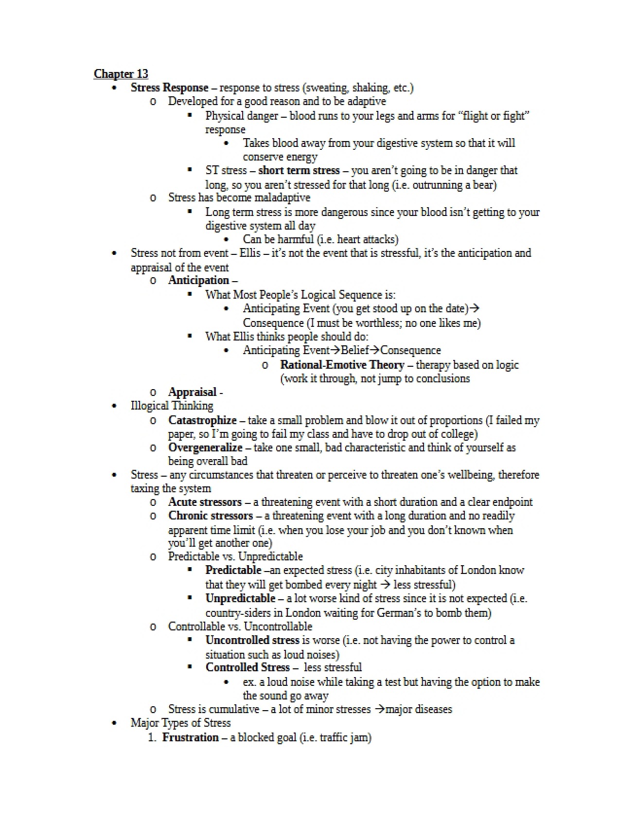 Material for Fourth Test