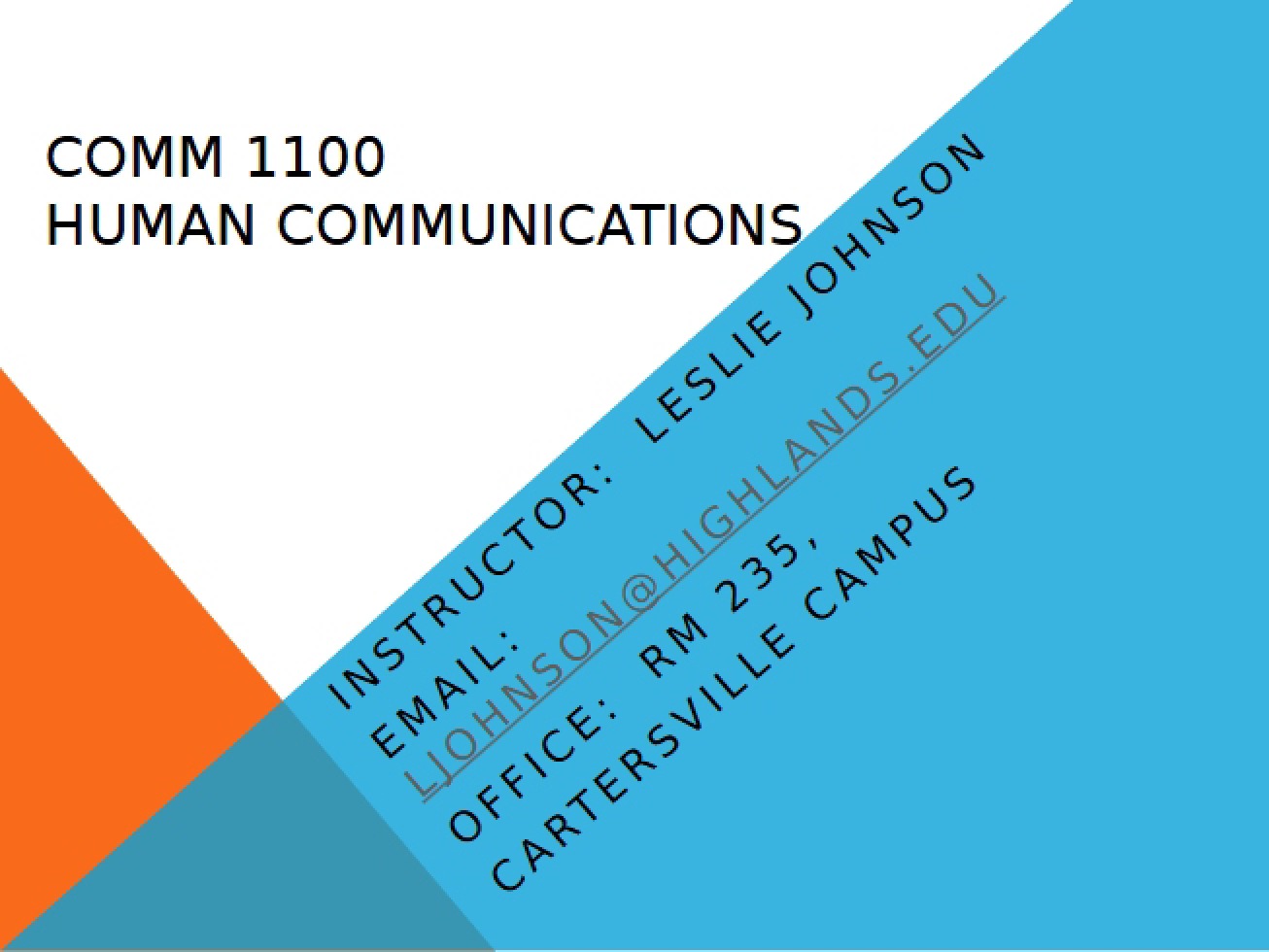 Introductory PowerPoint on Communication