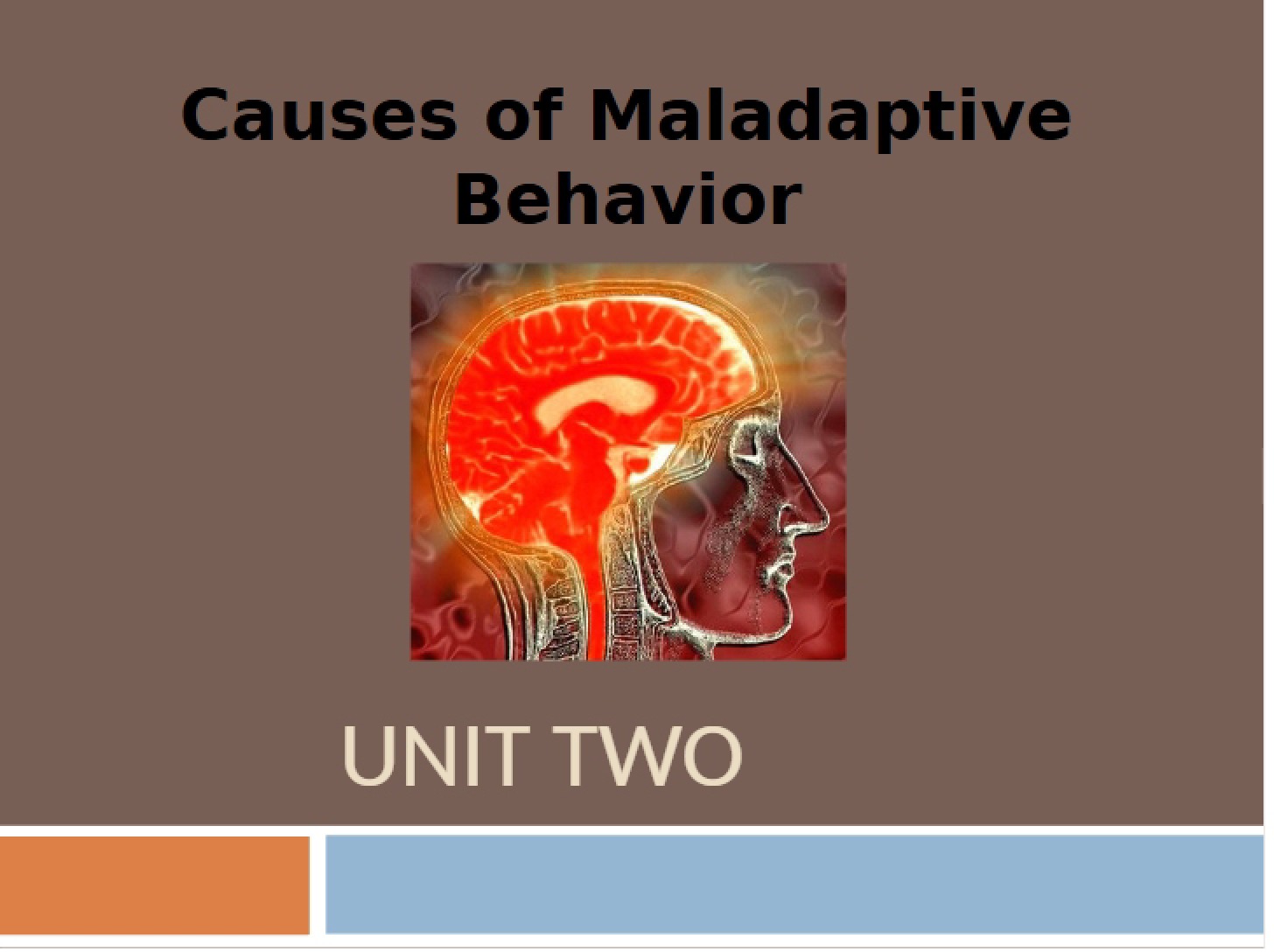 Unit 2 Etiology of Abnormal Behavior