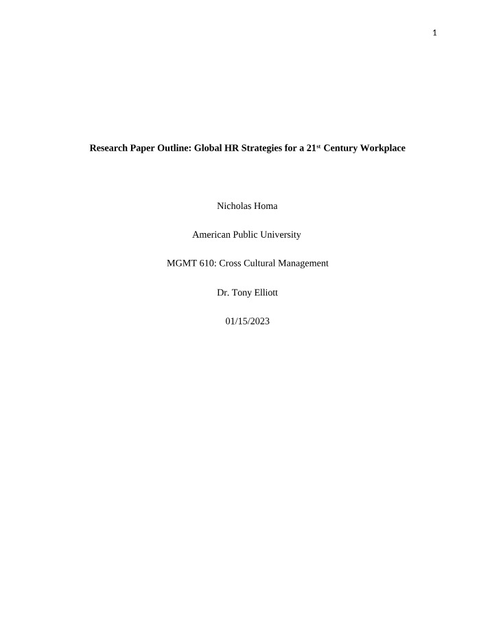 Global HR Strategies for the Modern Workplace