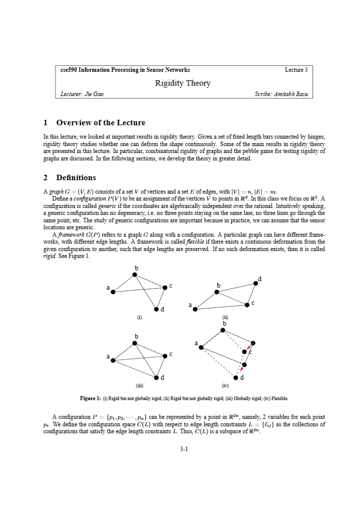 Theory of Rigidity