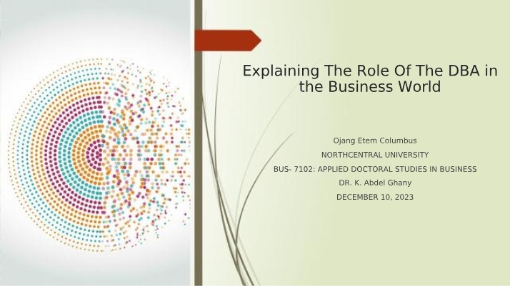 Role of a DBA in the Business World