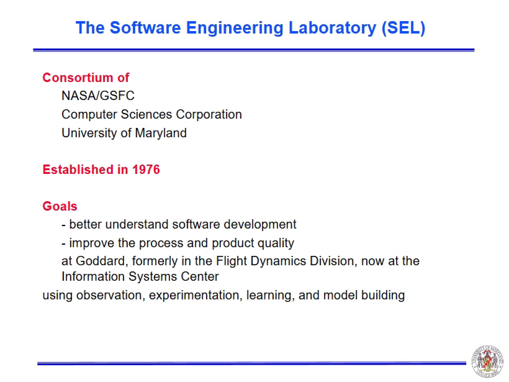 Software Engineering Lab
