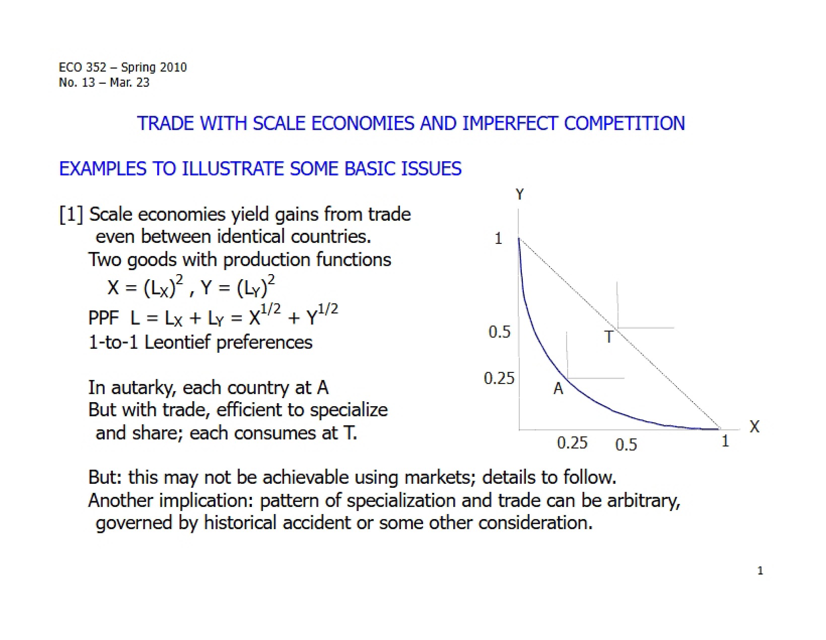 Economies of Scale in Trade