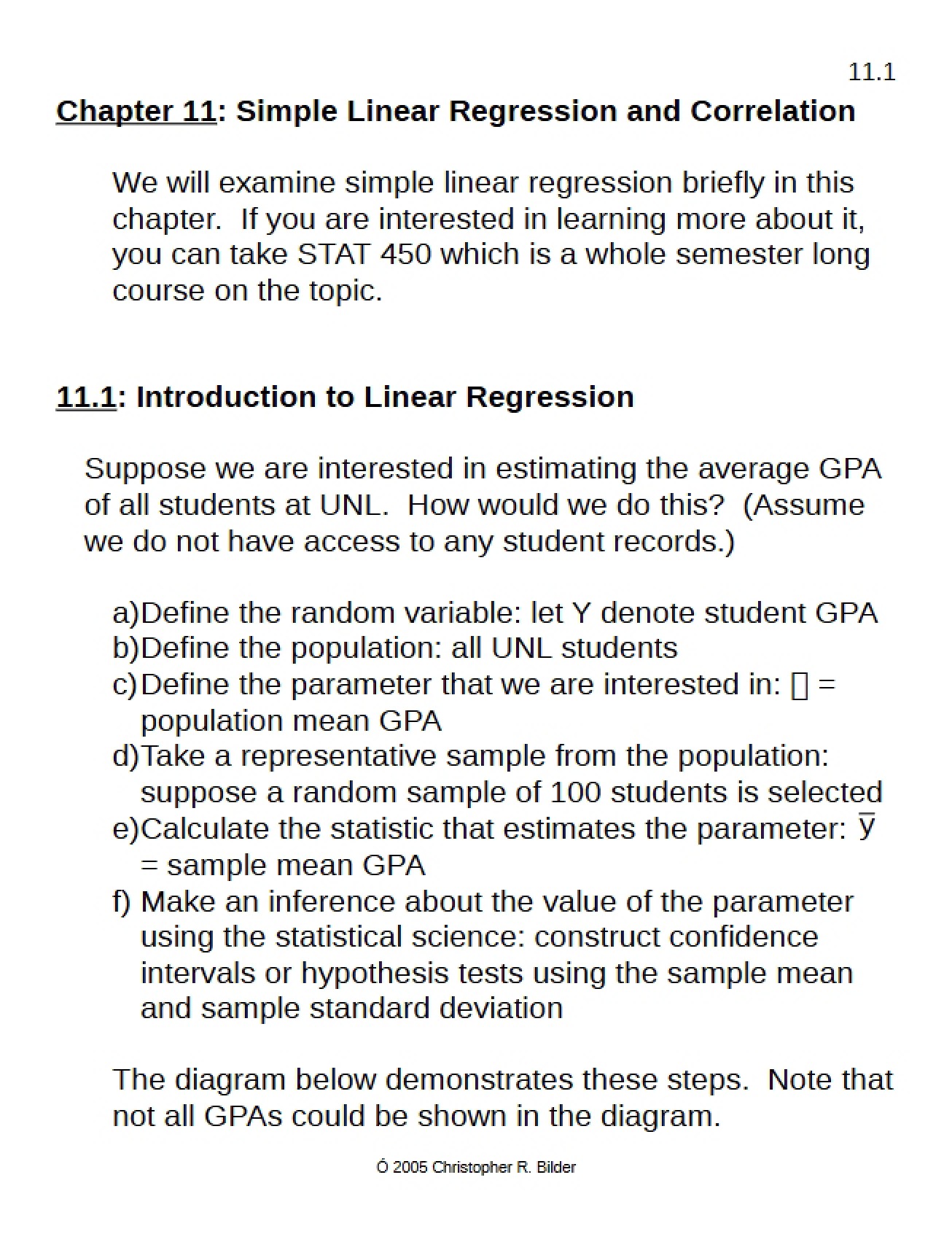 Correlation and Simple Linear Regression