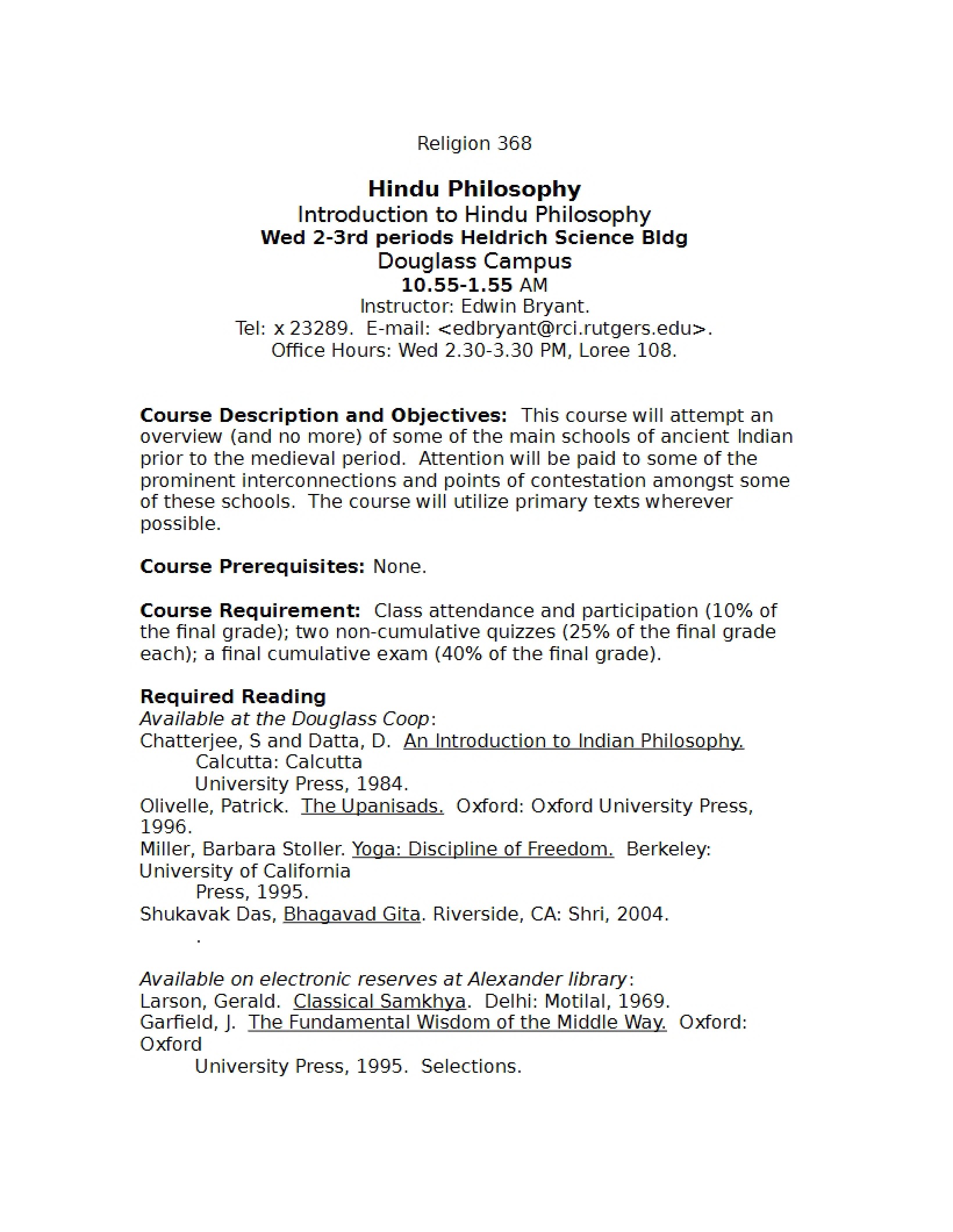 Philosophy of Hinduism