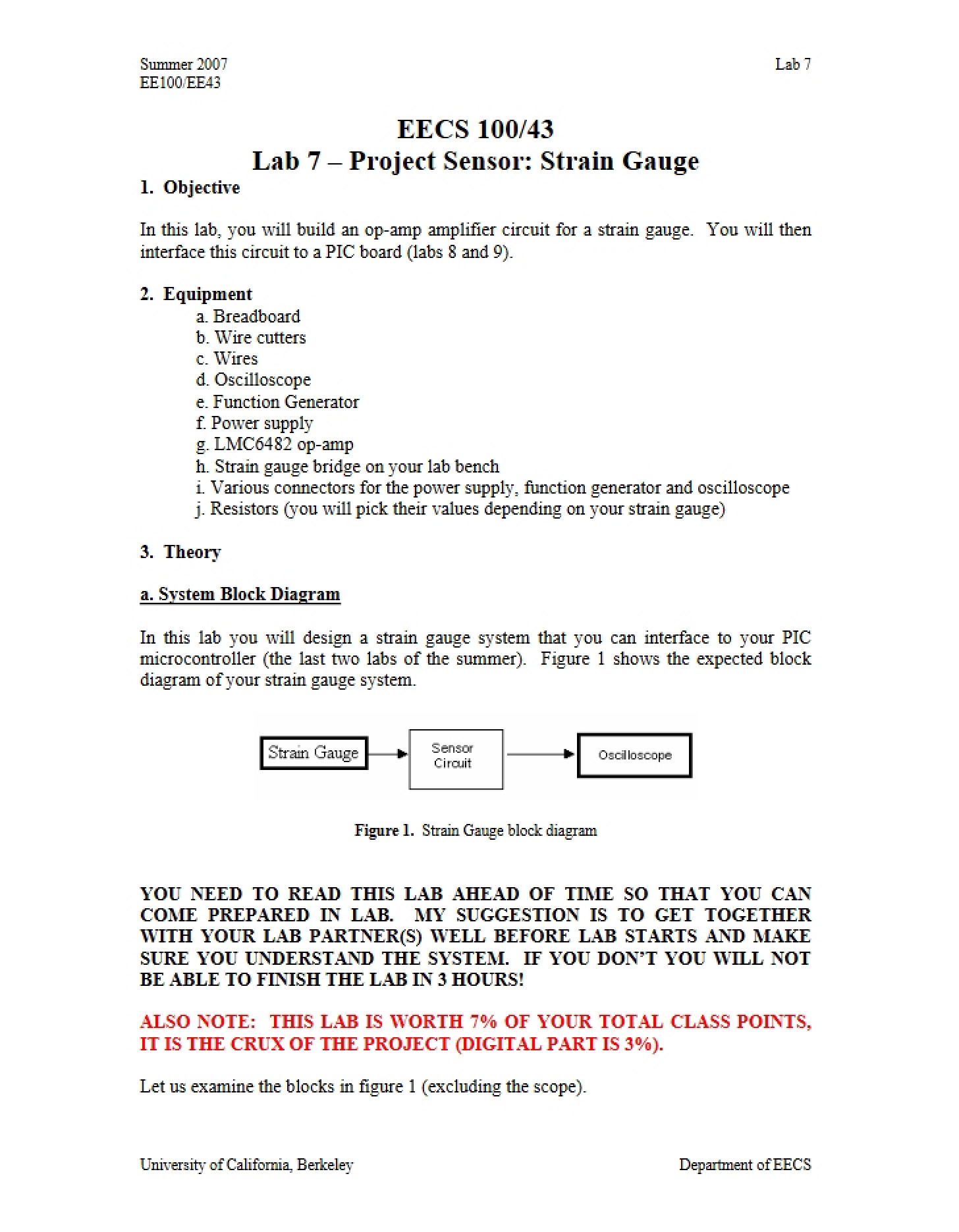 Strain Gauge Sensor Project