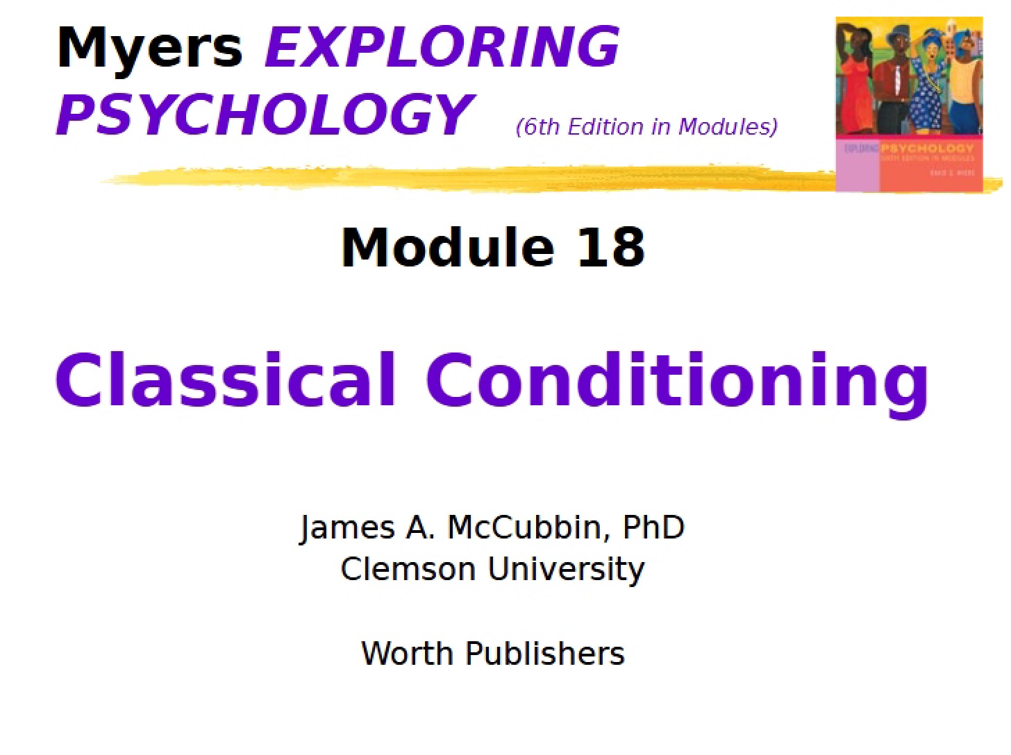 Conditioning Classical