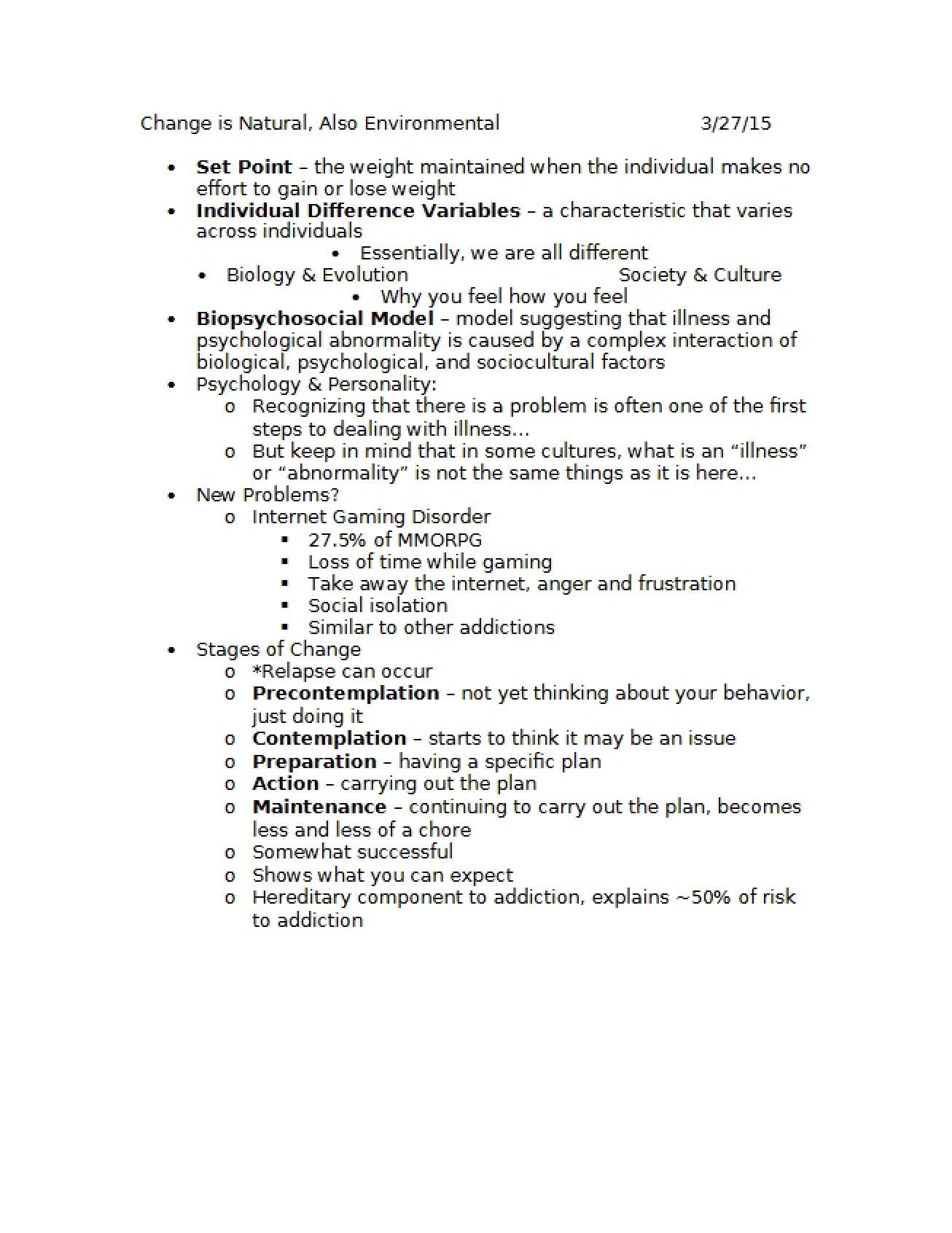Overview of Individual Difference Variables