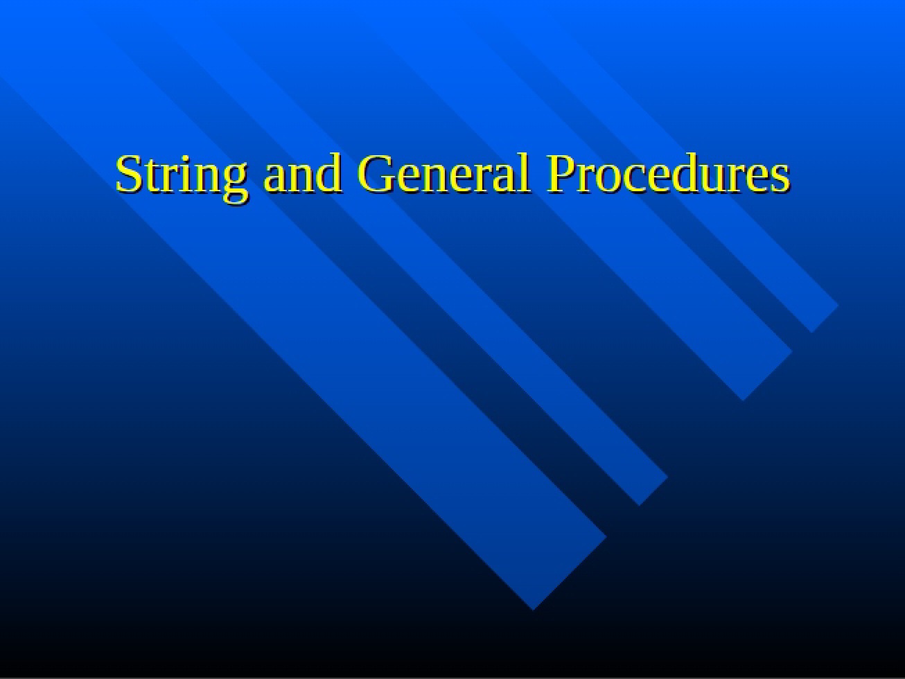 Functions and Strings in VB