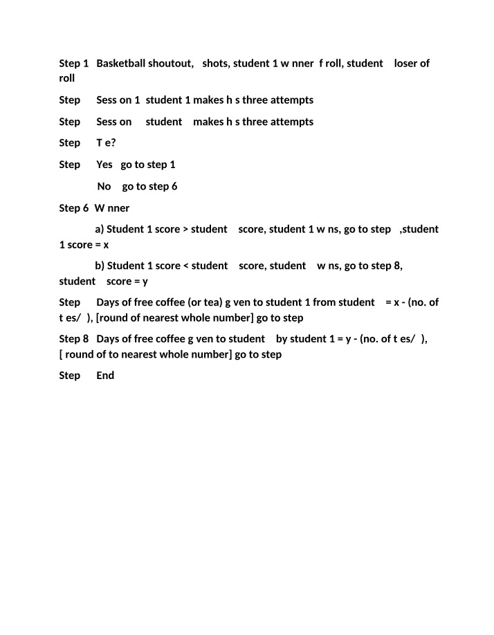 Basketball Game Simulation Notes