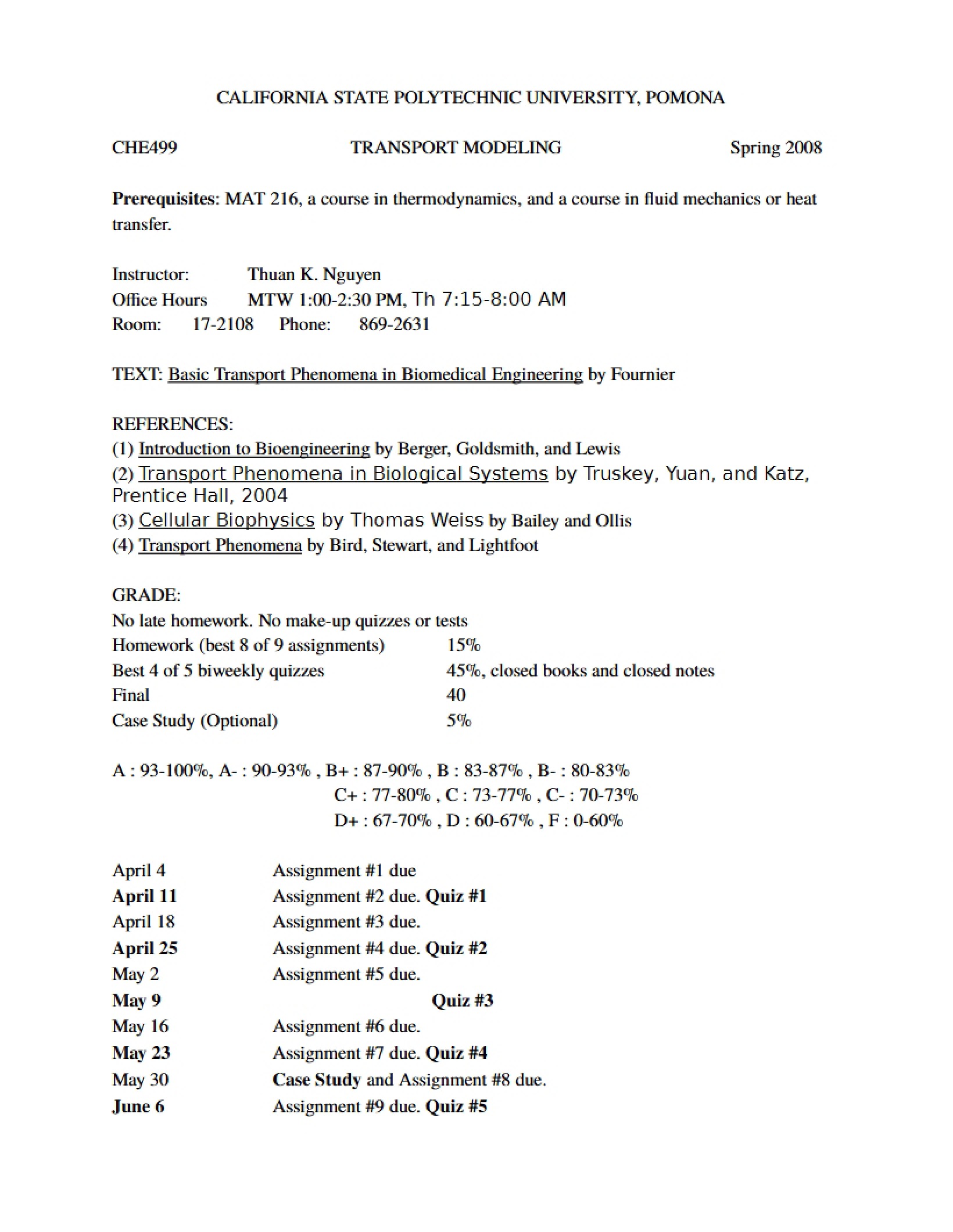 Industry Simulations Syllabus