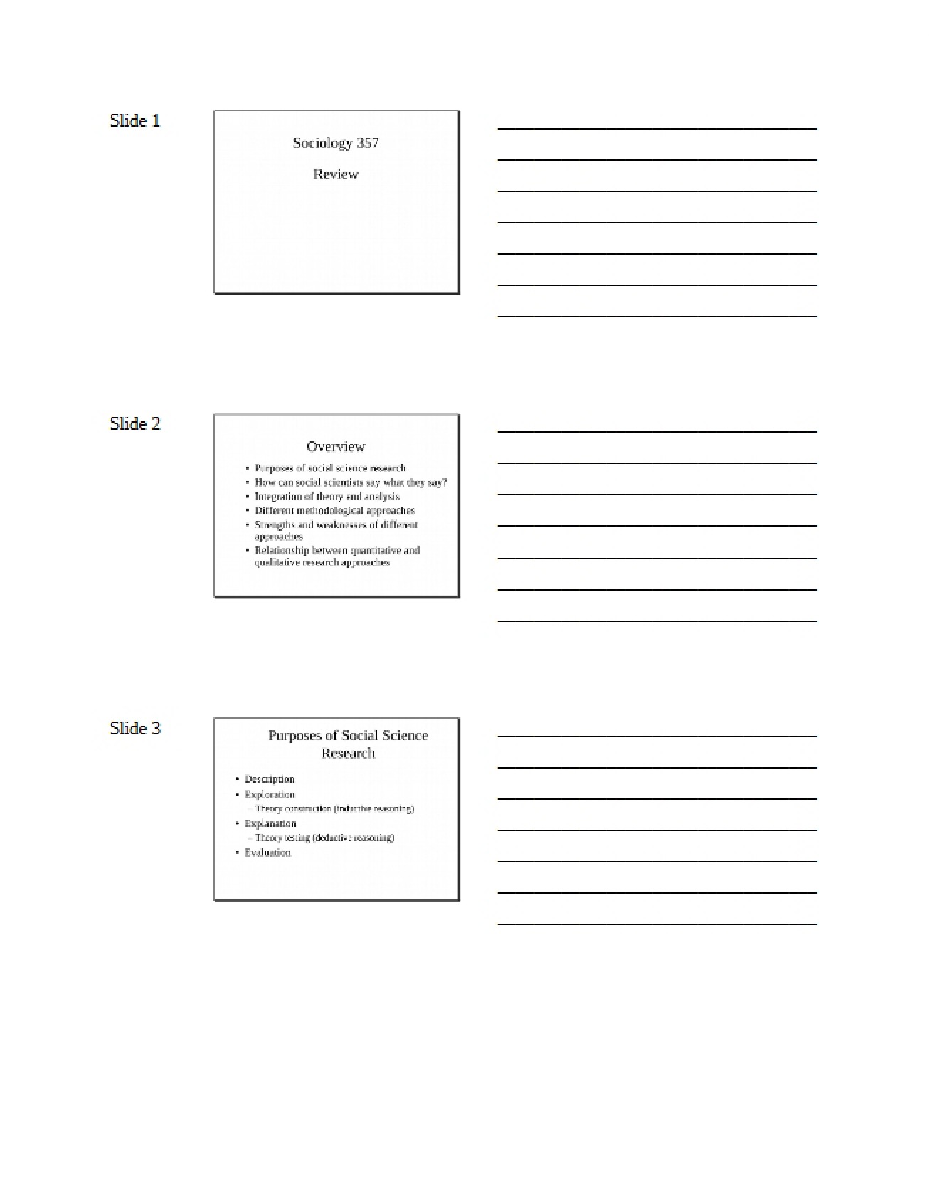 Course Review