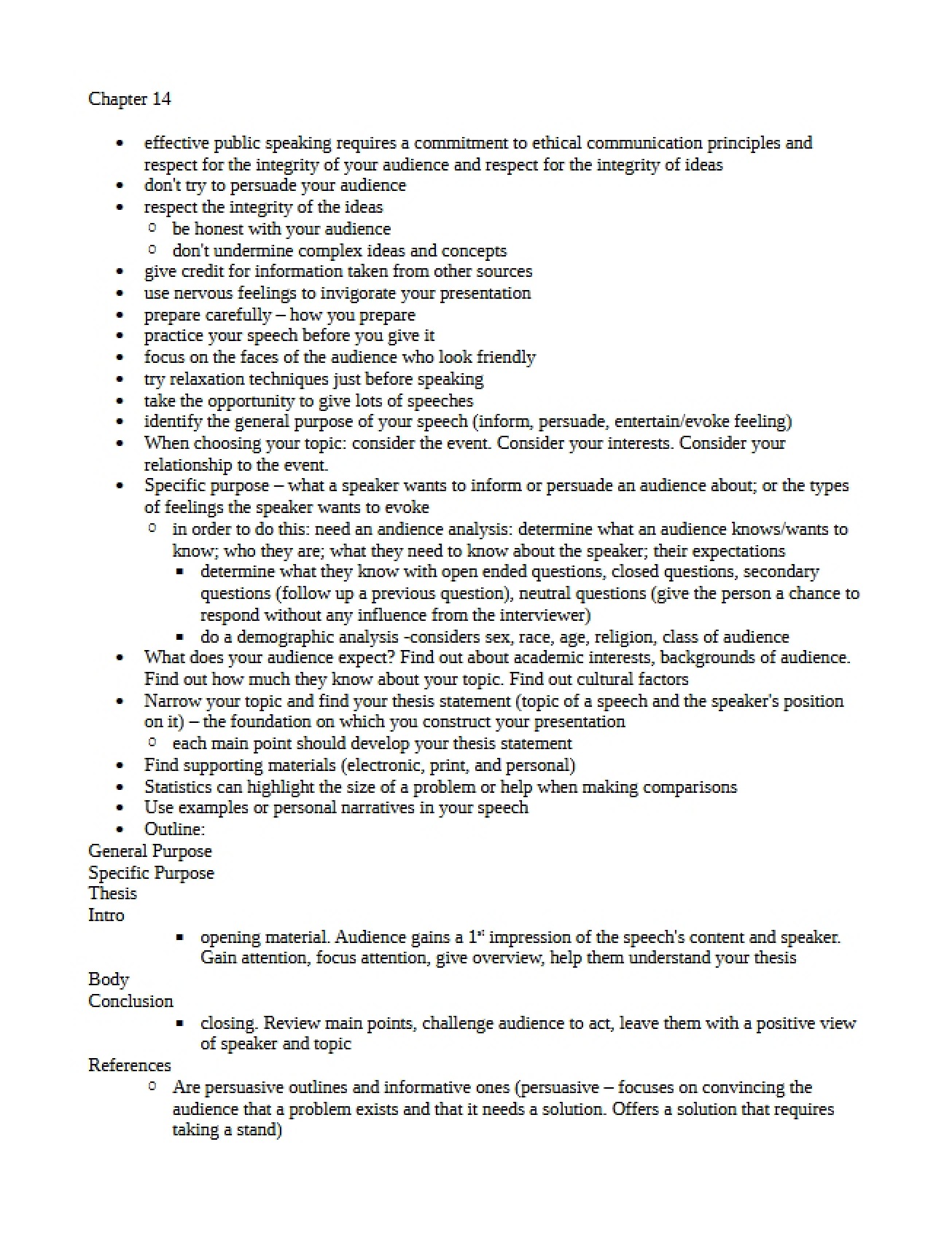 Communication Studies Chapter Fourteen