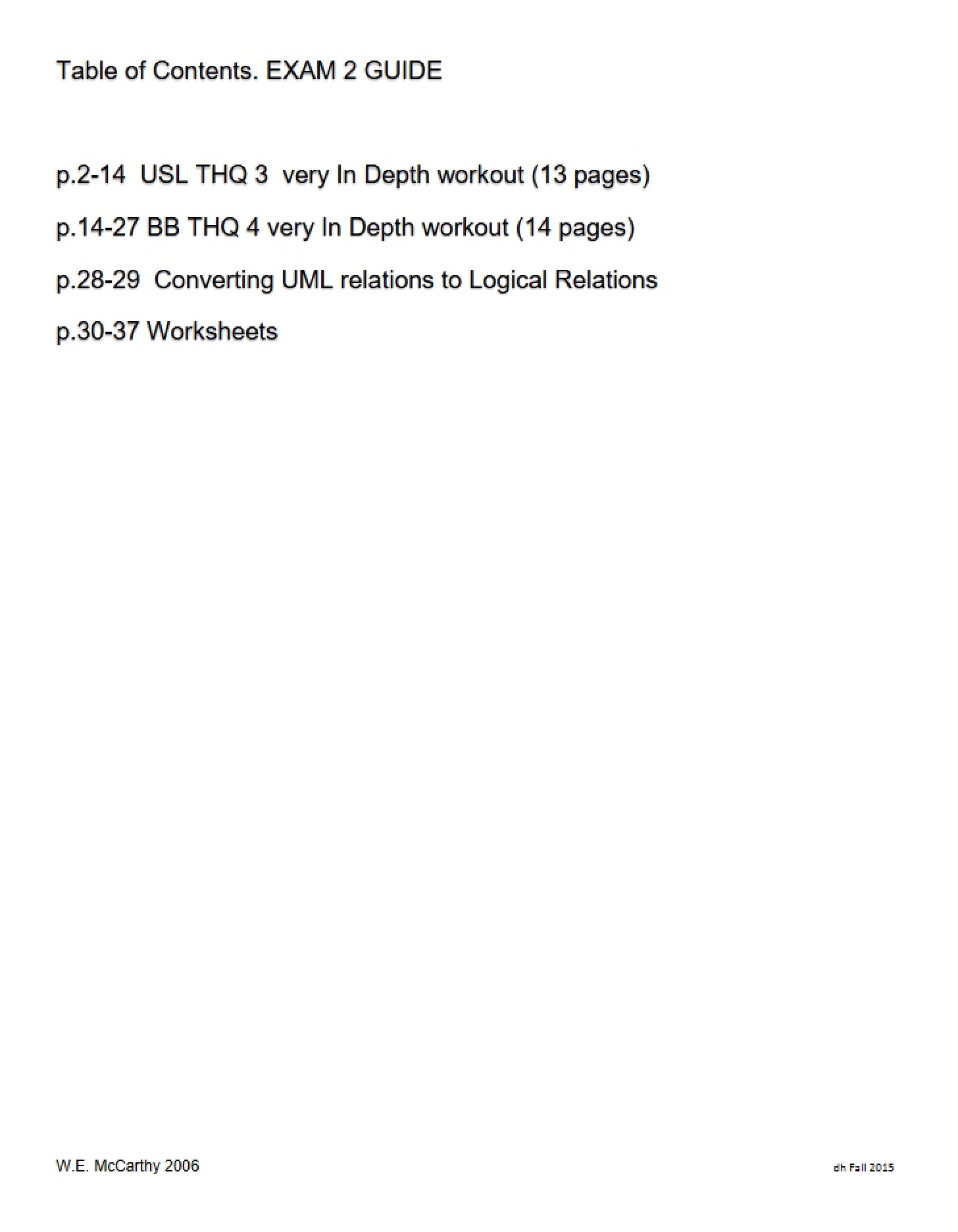 UML Structural Layout