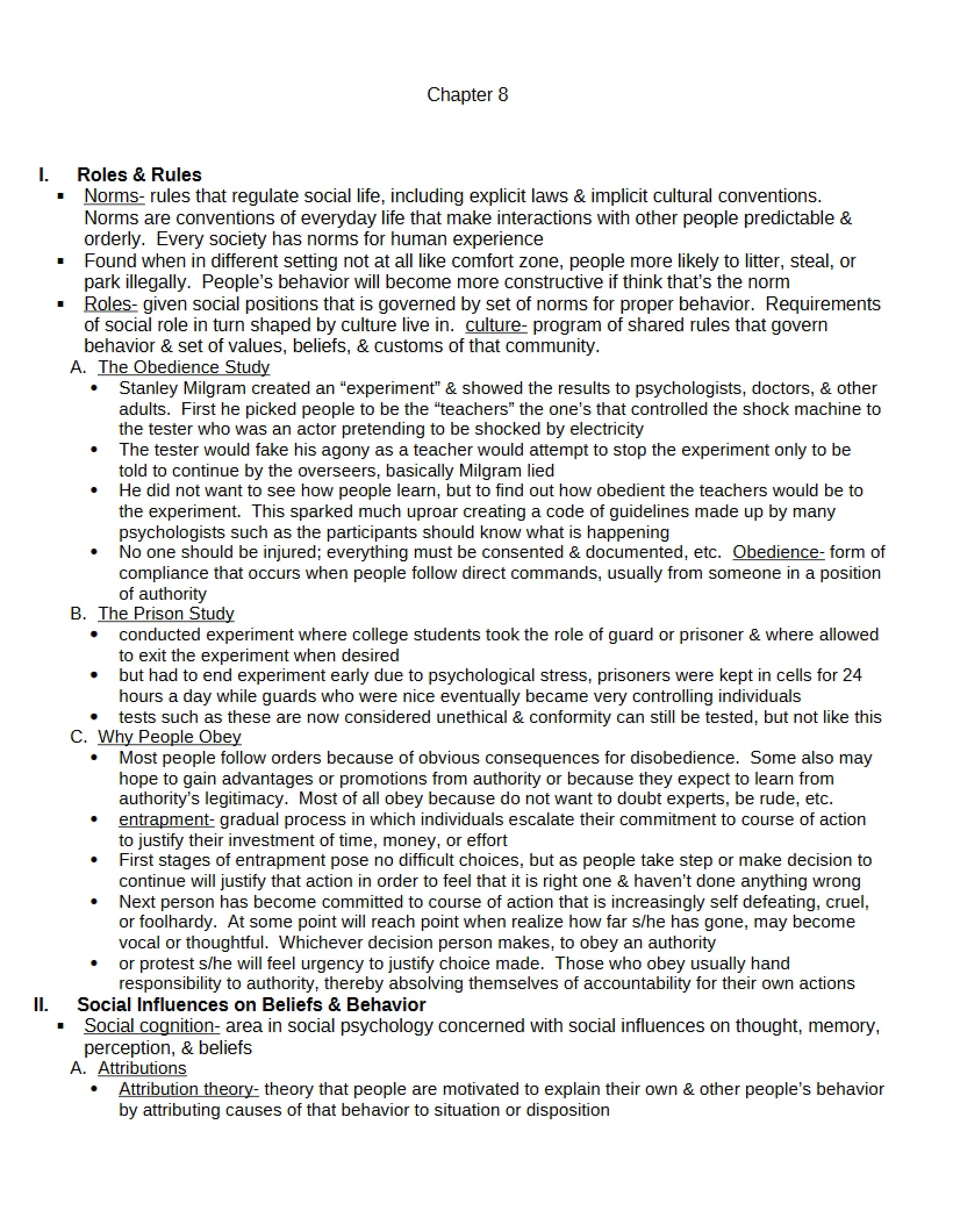 Psychology Chapter 08