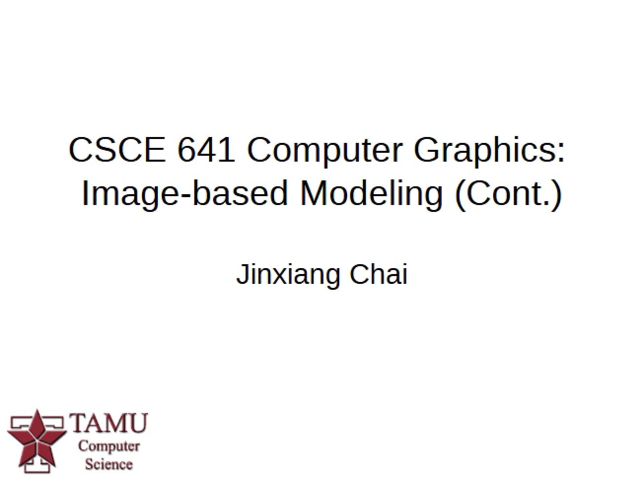 New Eleventh Lecture on Computer Graphics