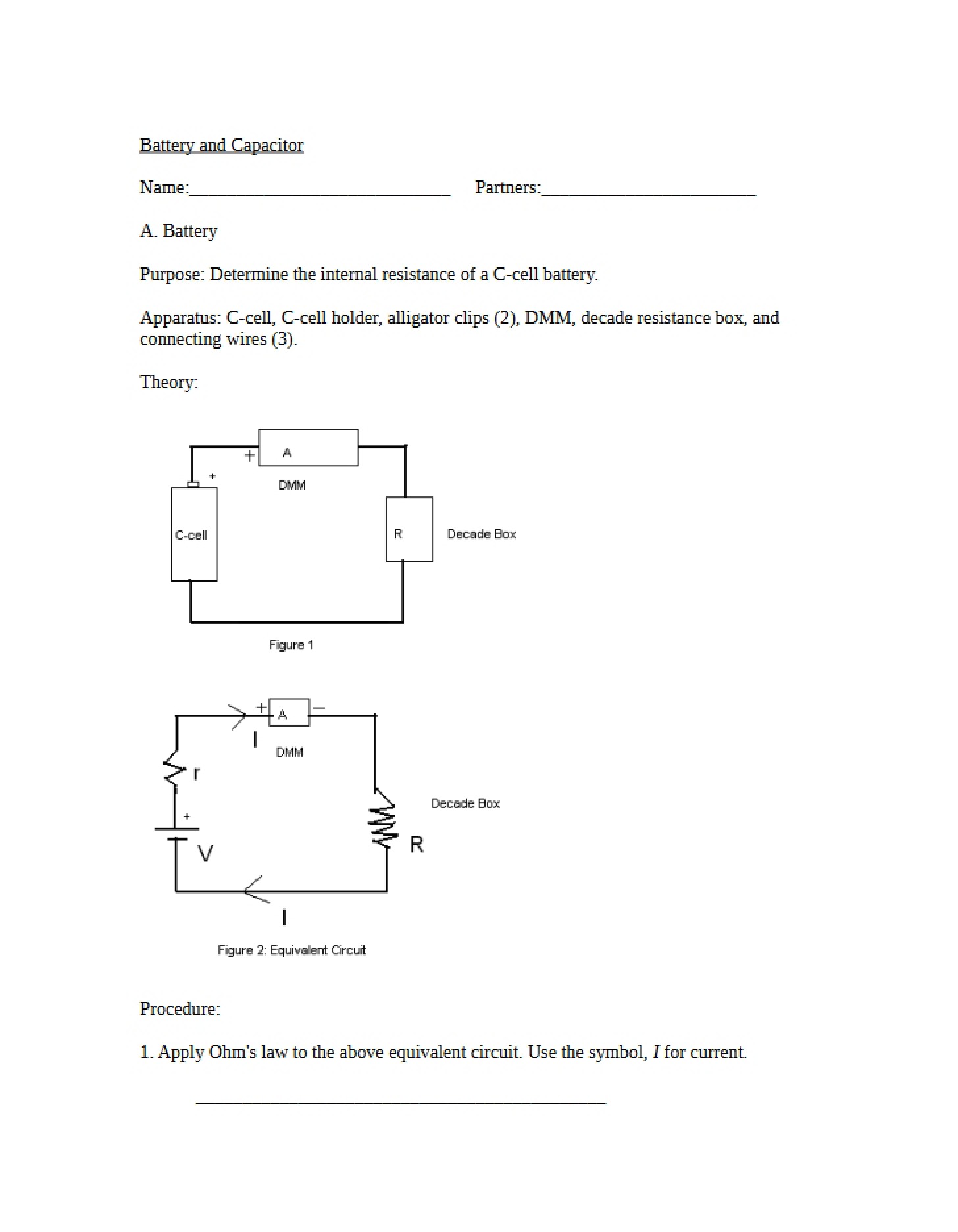 Capacitor and Battery