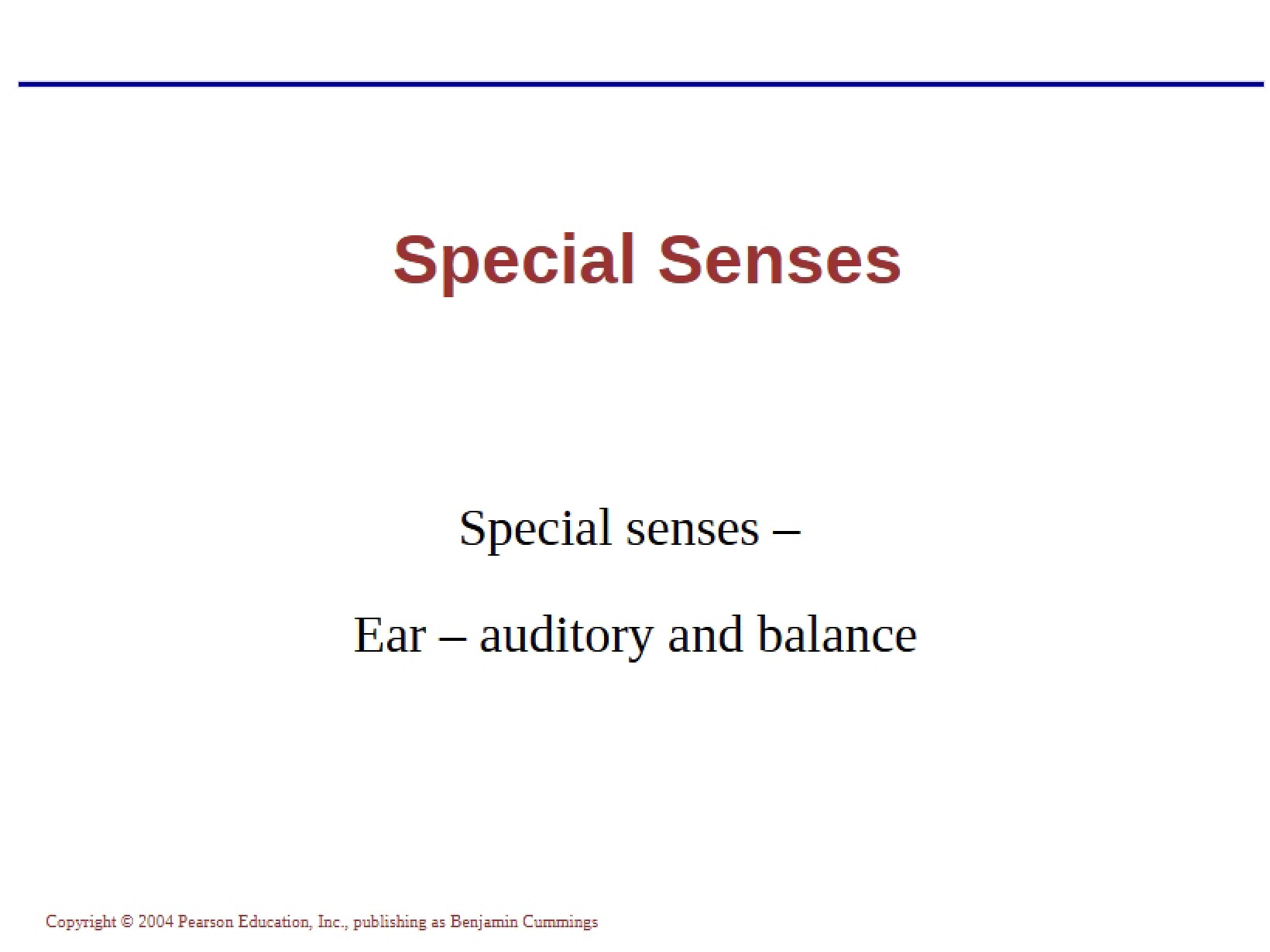 Special Senses Part 2