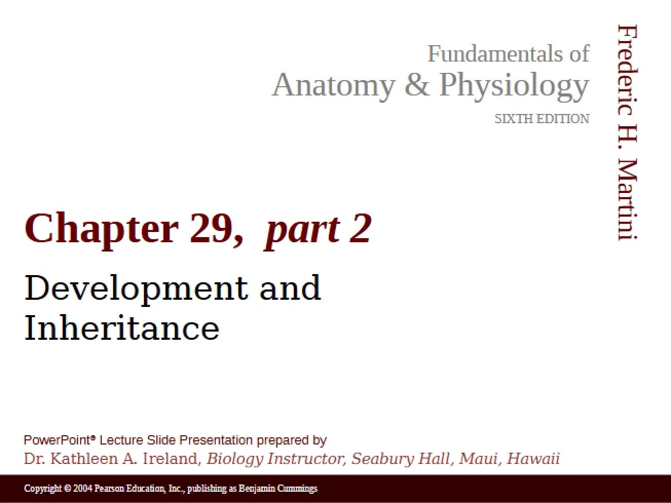 Inheritance and Biological Development