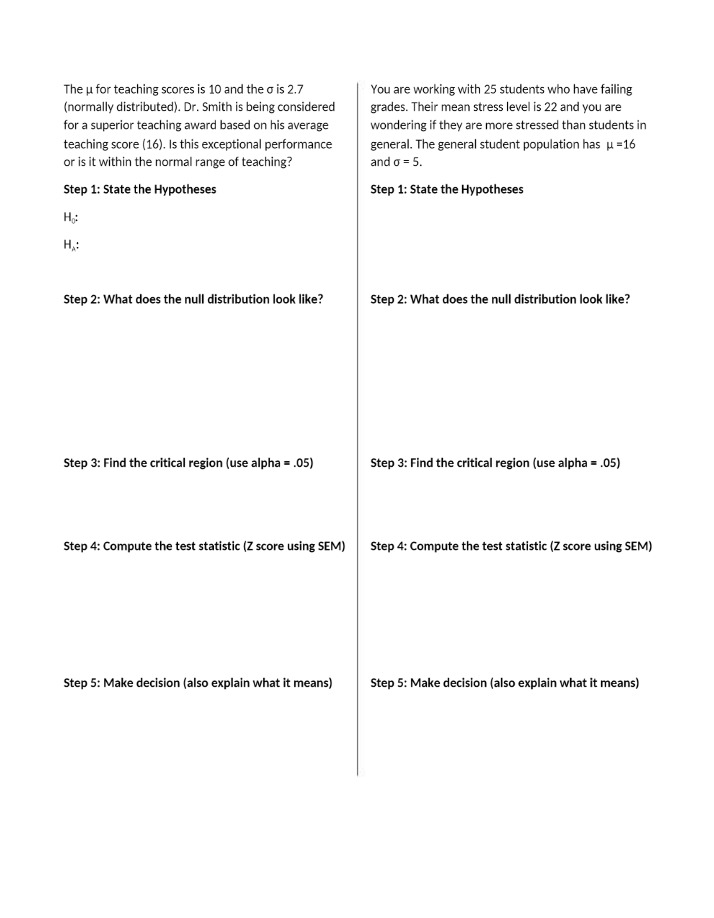 Analysis of Teaching Scores