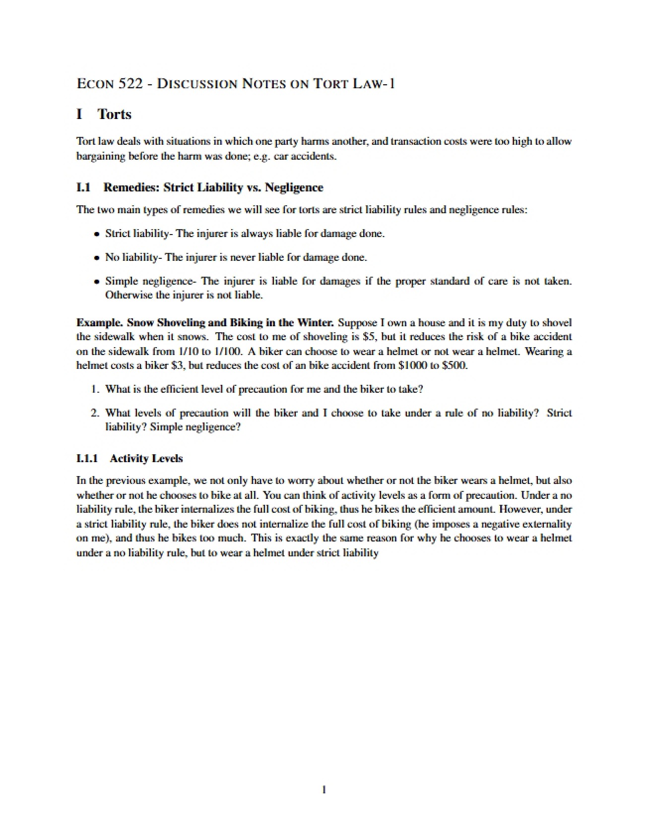 Course Notes