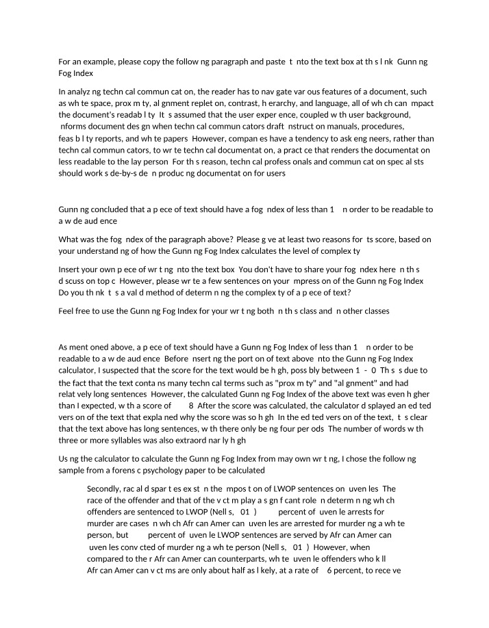 Impact of Technical Communication on Document Readability