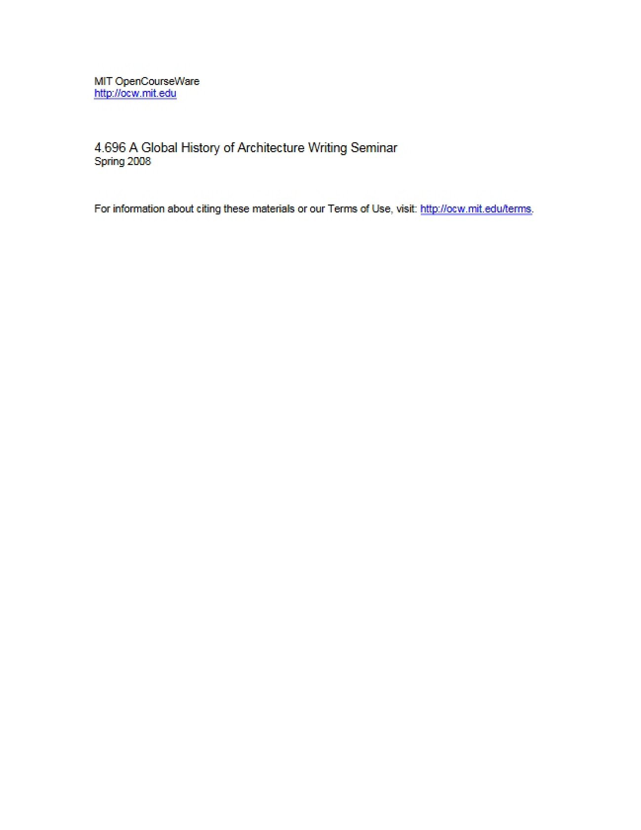 Global Architecture History Notes