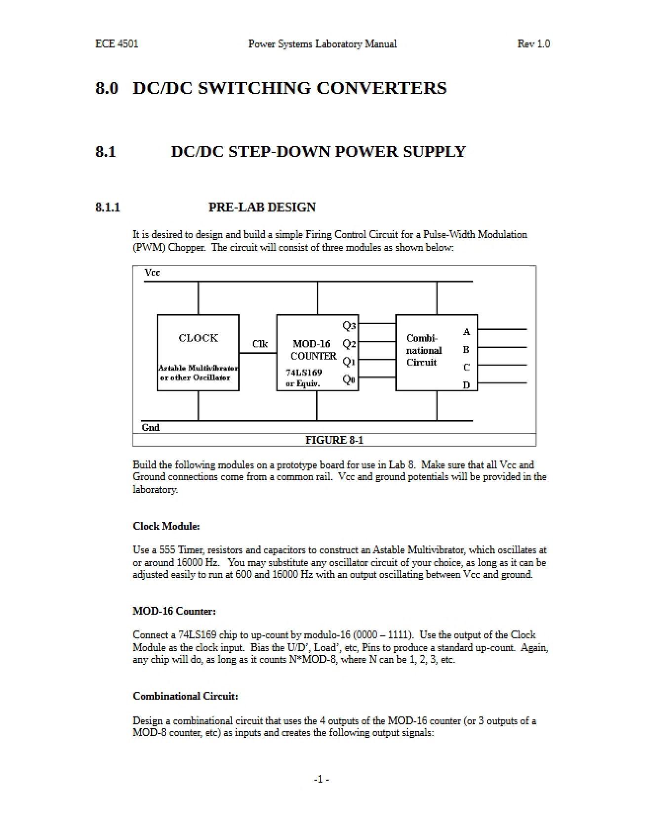 Switching Converters DC-DC
