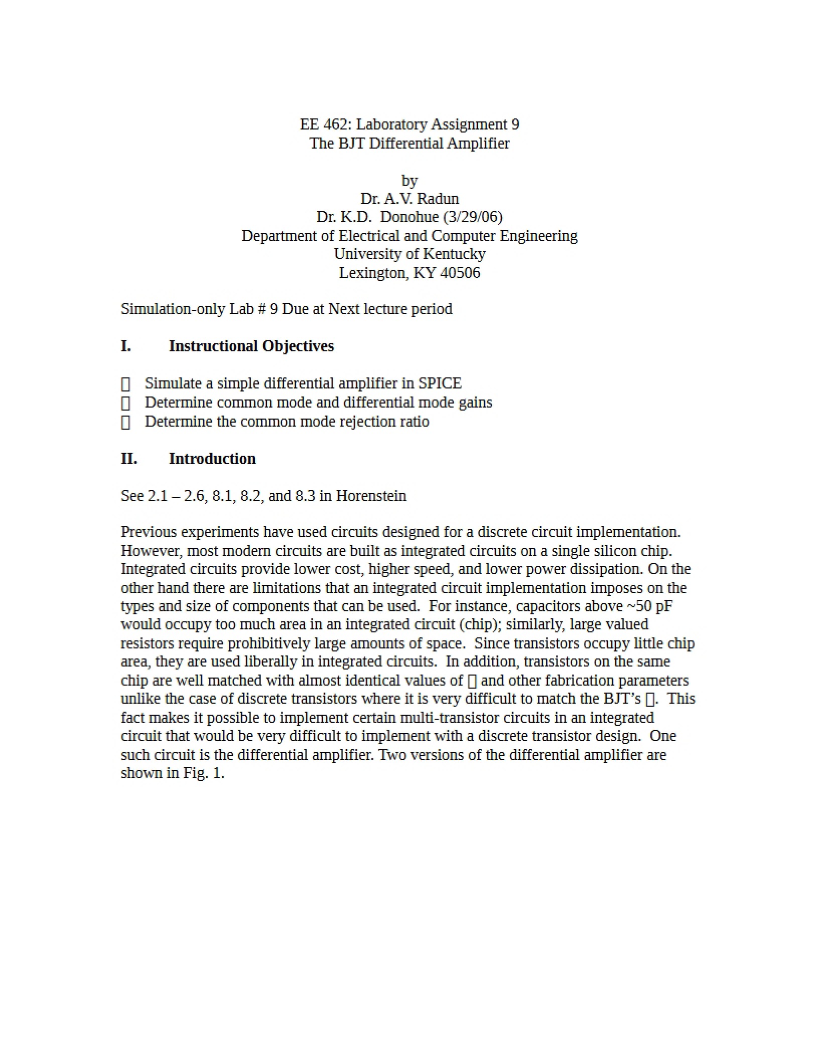 Lab Assignment Nine