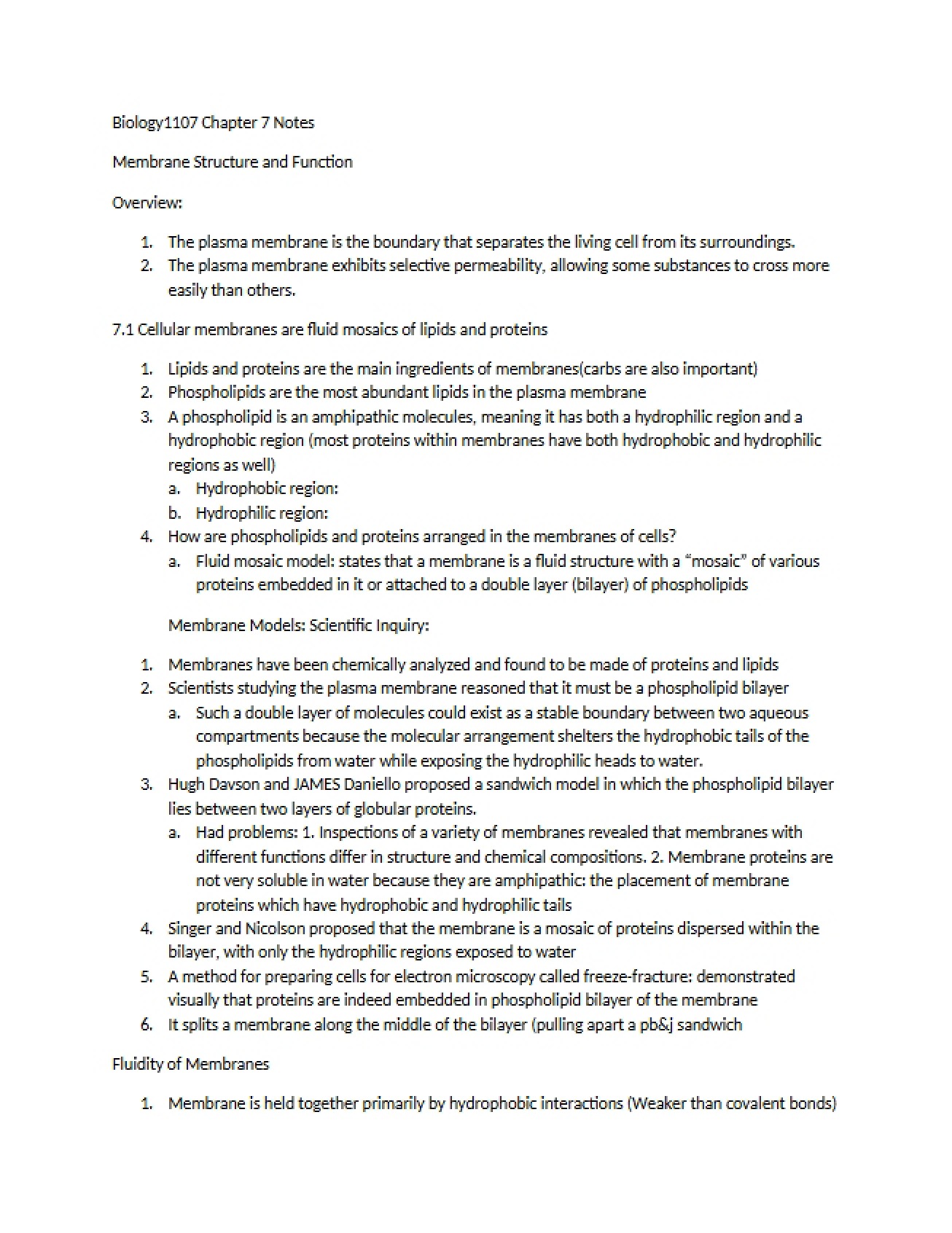 Chapter 7 Notes
