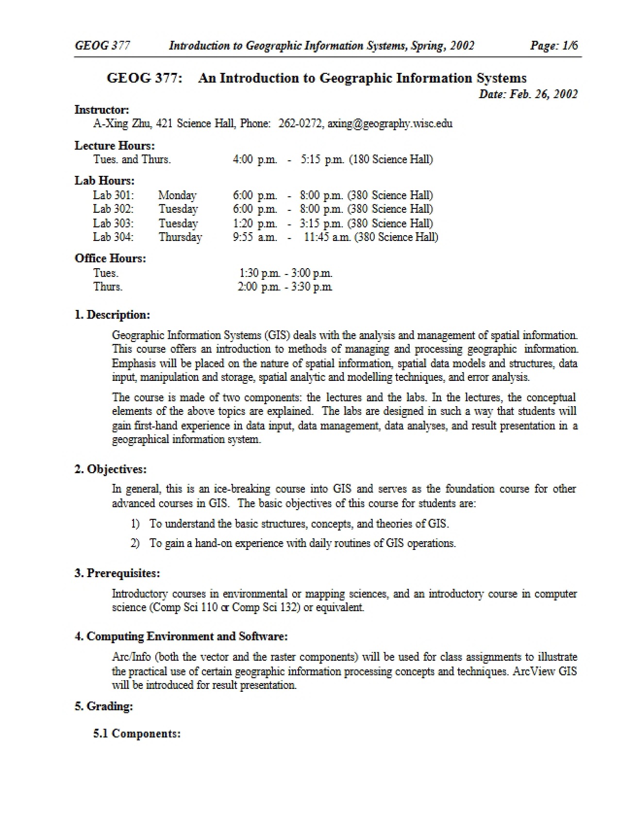 Syllabus for Geog 377