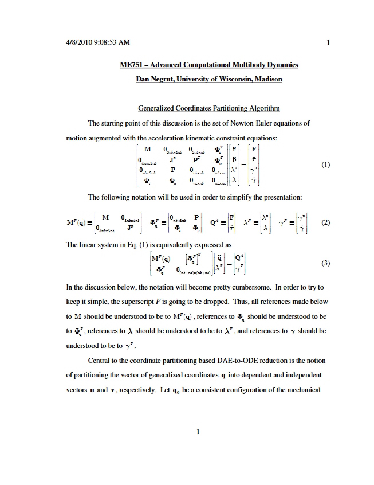 Notes on Introductory Lecture