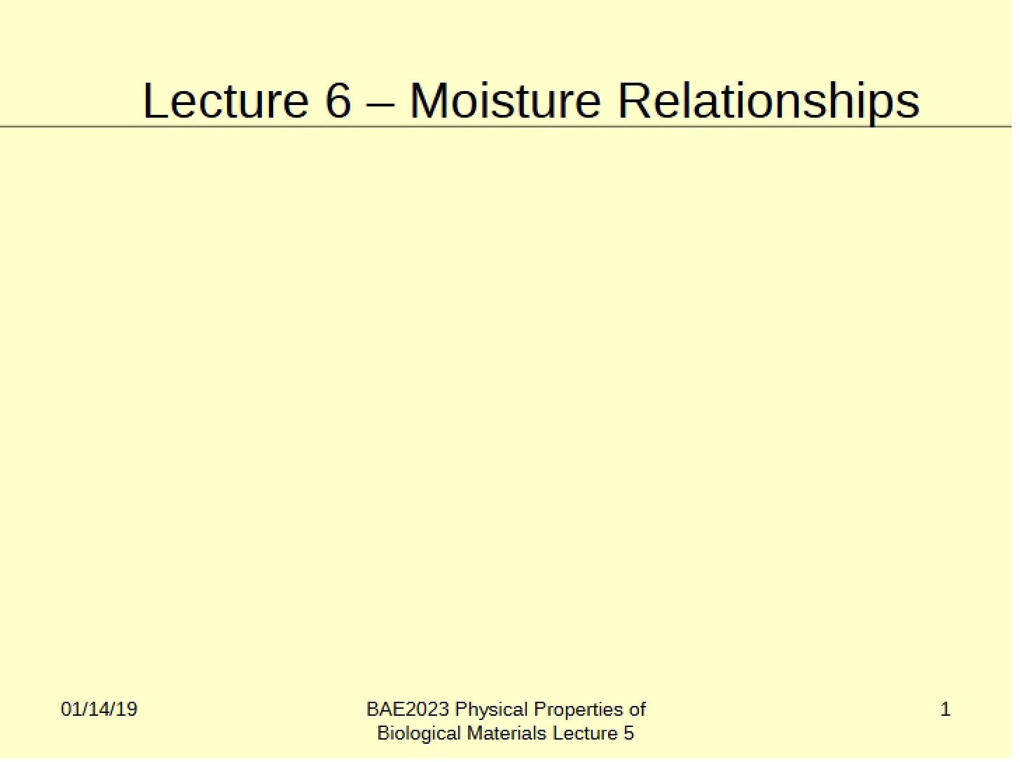 Moisture Concepts