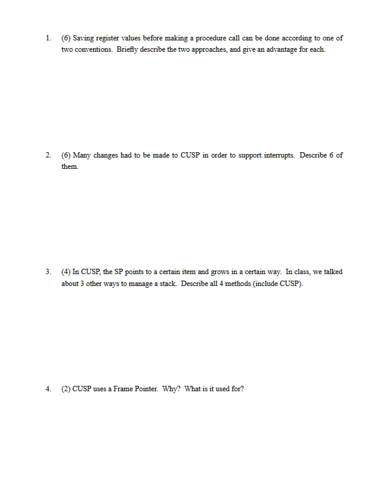 Midterm Assessment II