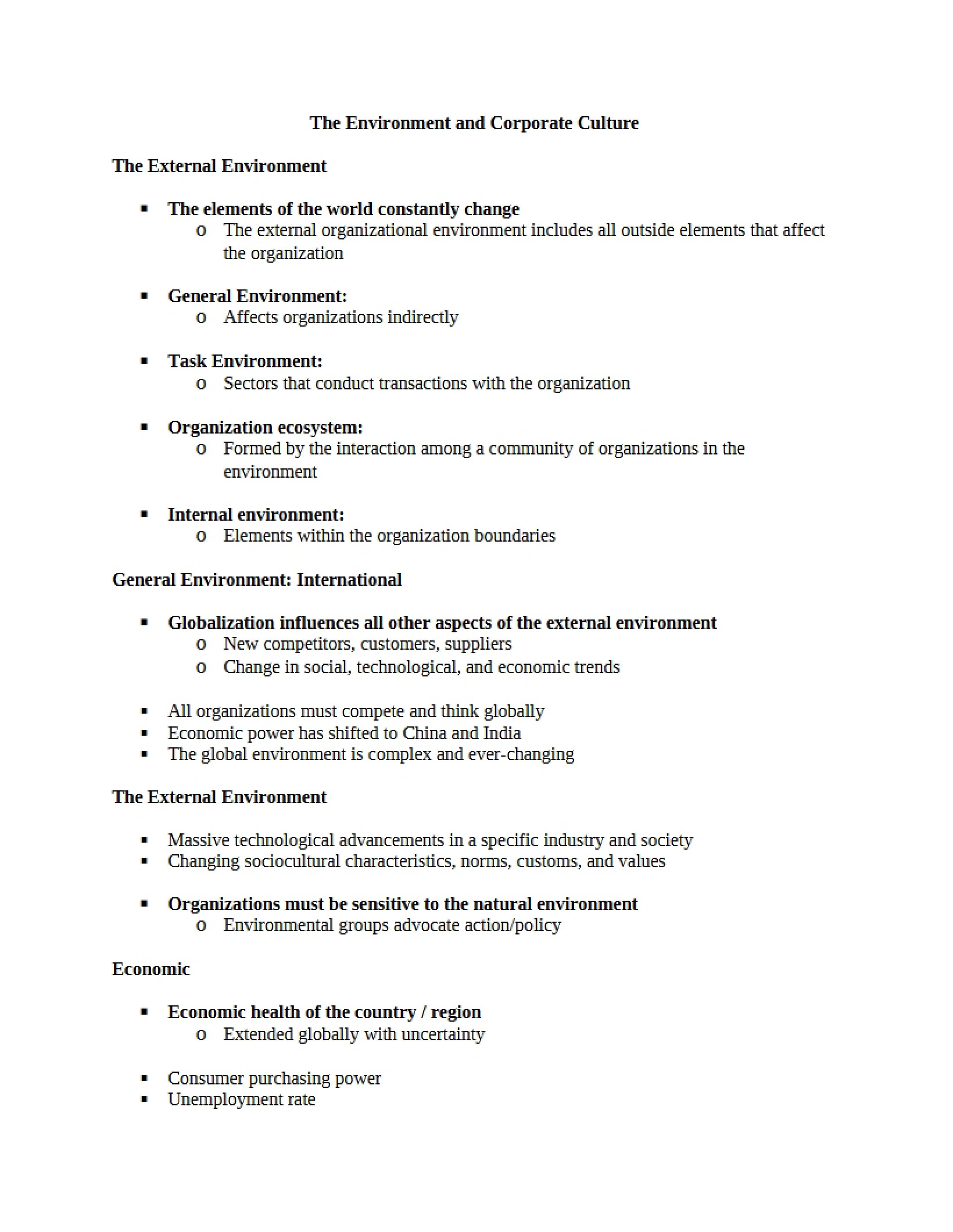 Corporate Culture and Environment