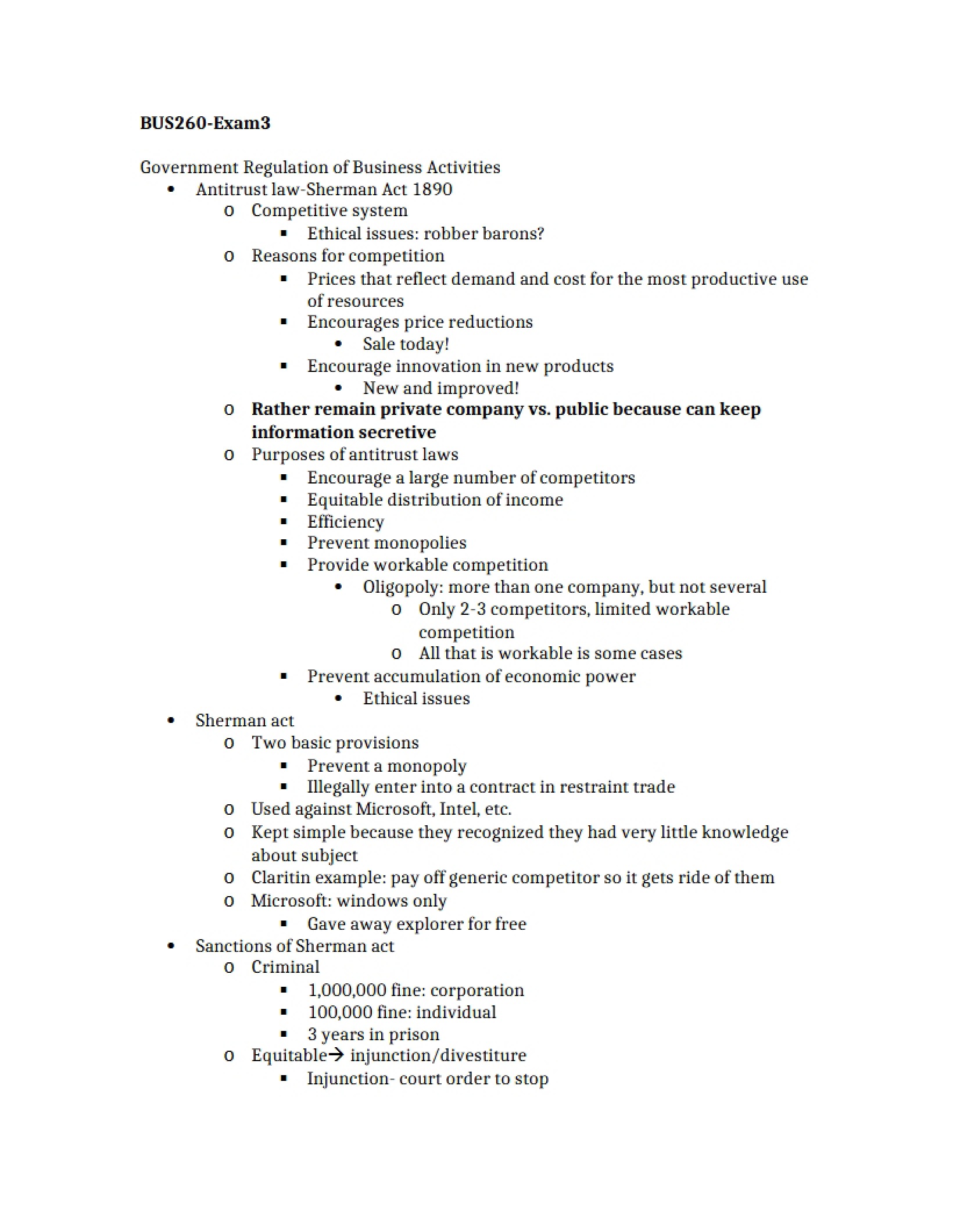 Third Examination