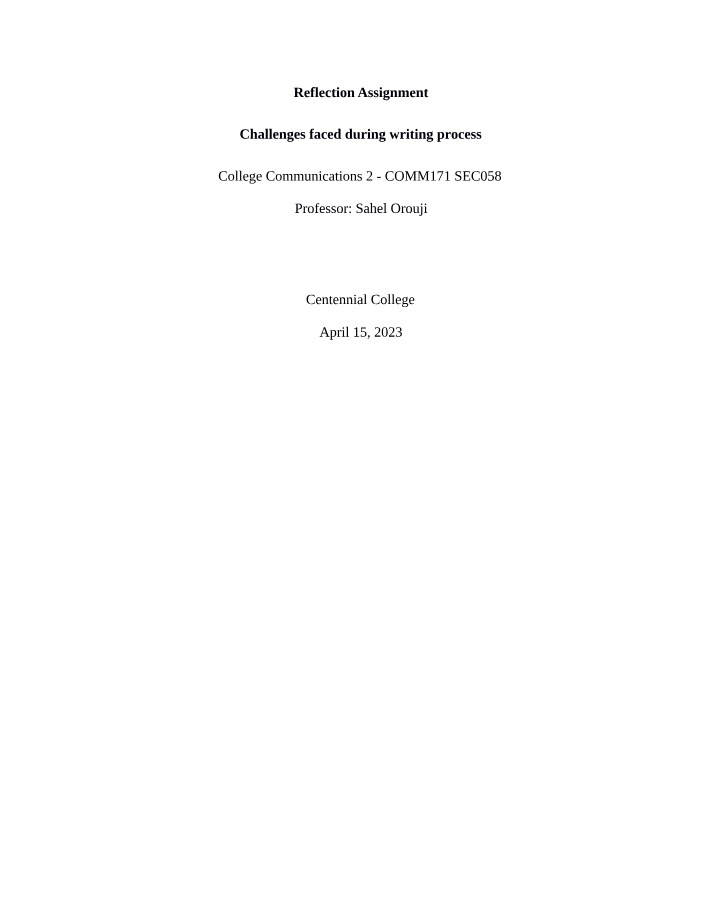 Script for Public Presentation Assignment