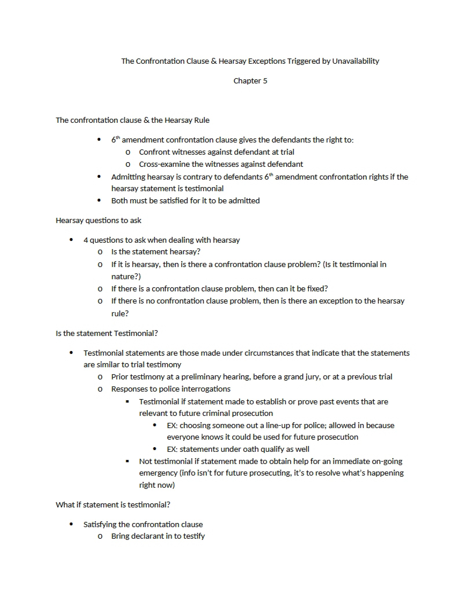 Clause of Confrontation