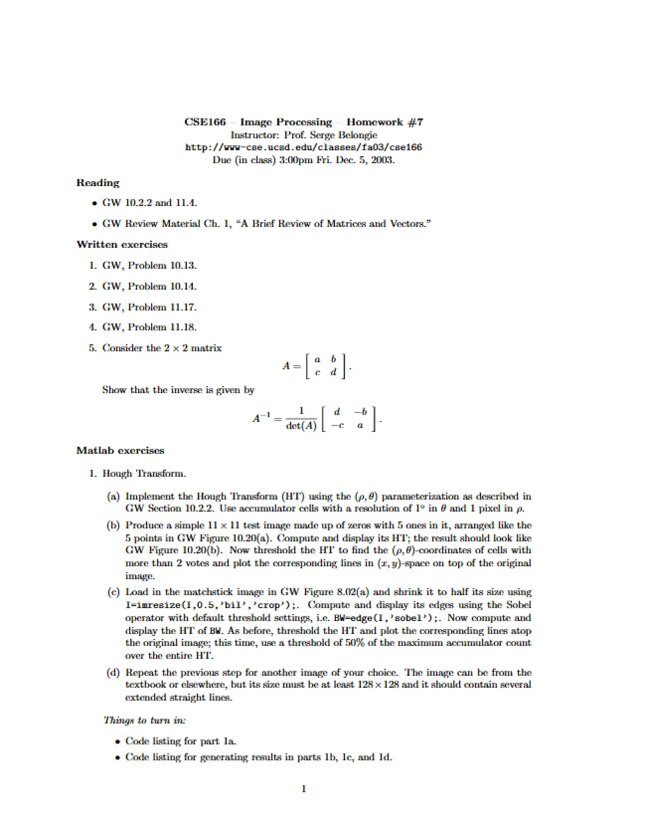 Homework Task Seven