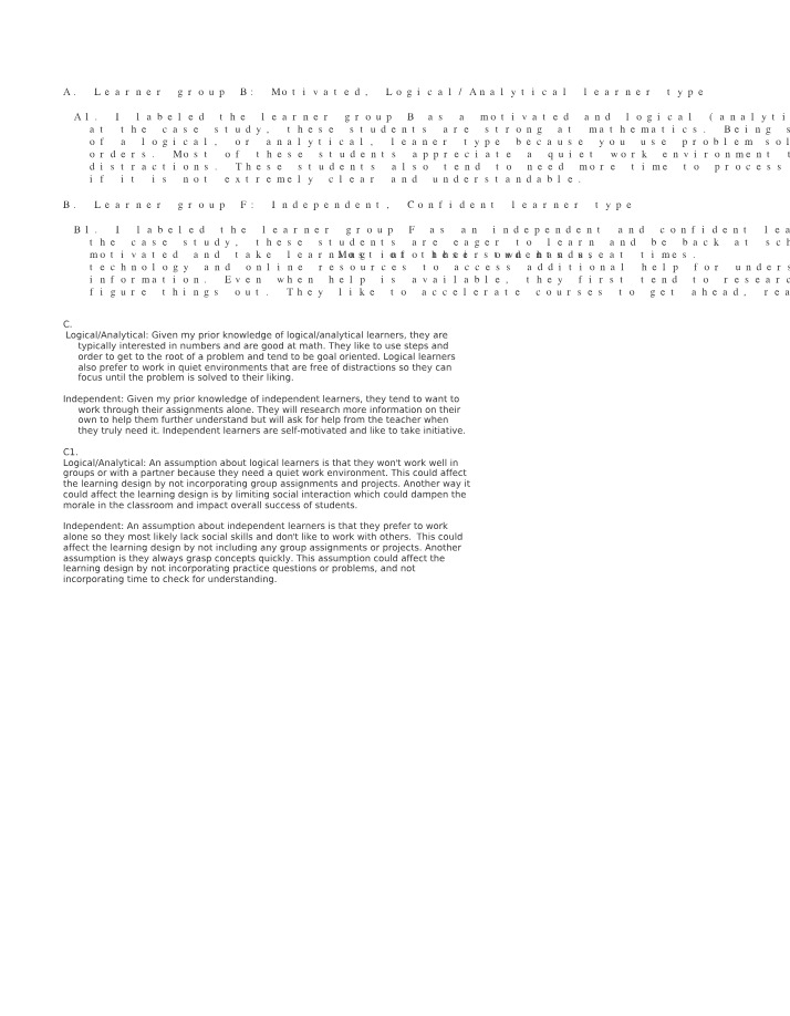 Discussion for Task 1