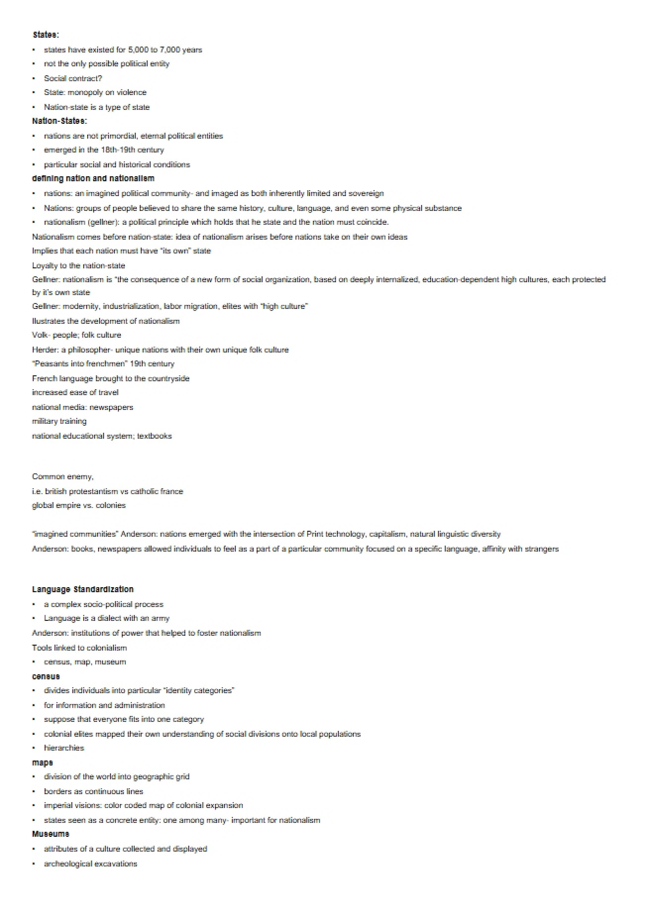 Course Notes on World Regions and Cultures