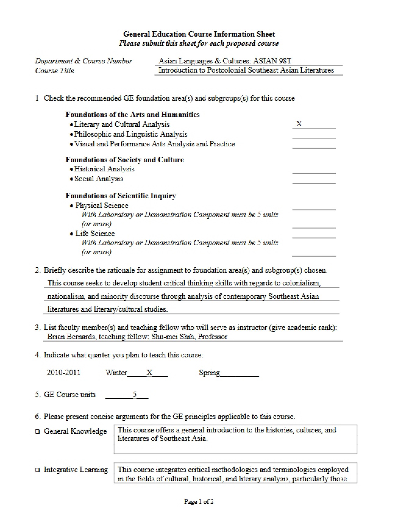 Syllabus