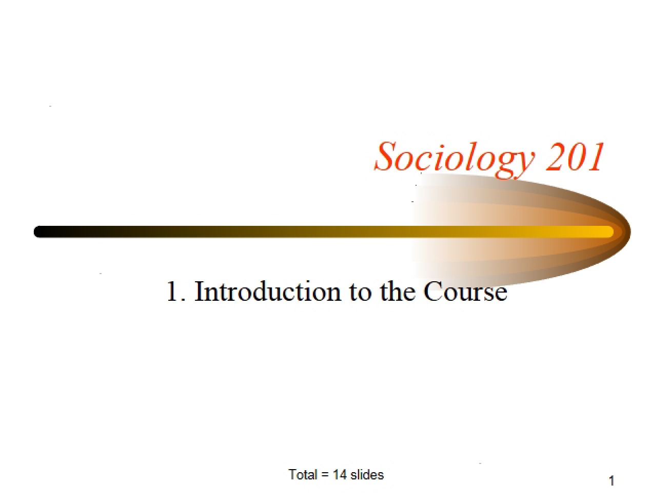Course Introduction