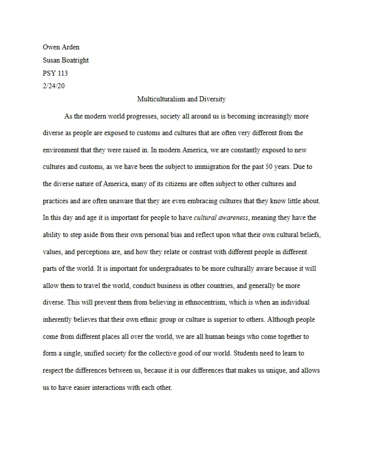 First Paper
