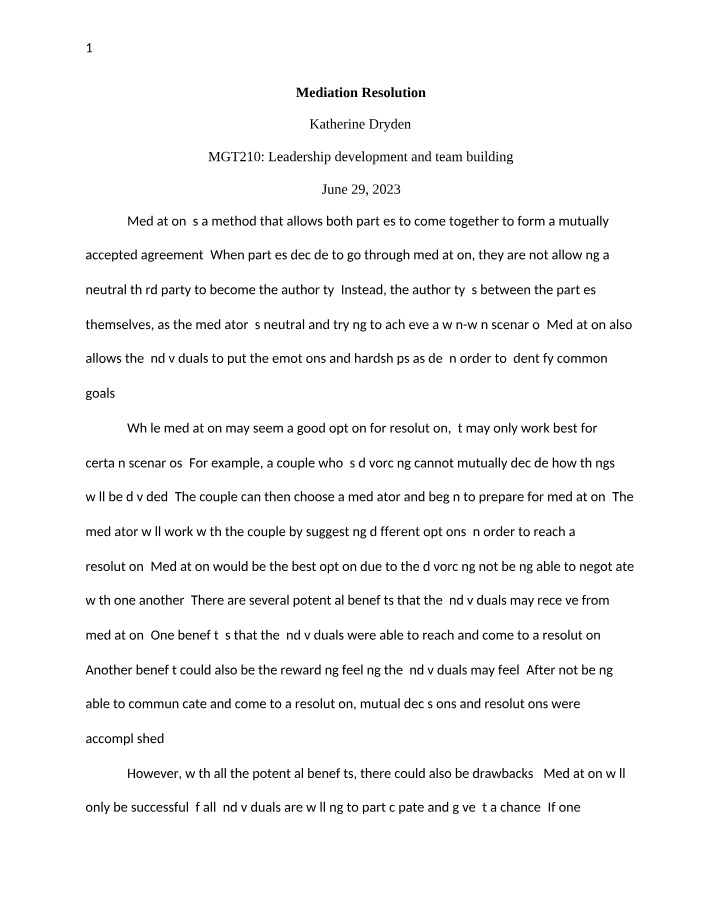 BUSINESSMMGT210 - Essay 4