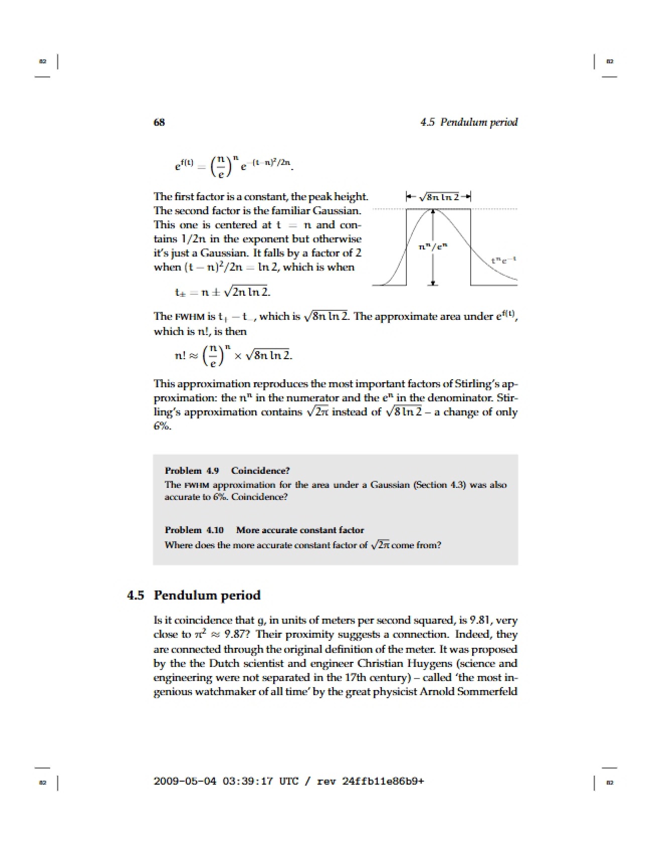 Approximation Class Notes